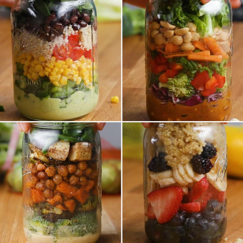 Make-Ahead Mason Jar Salads For The Week