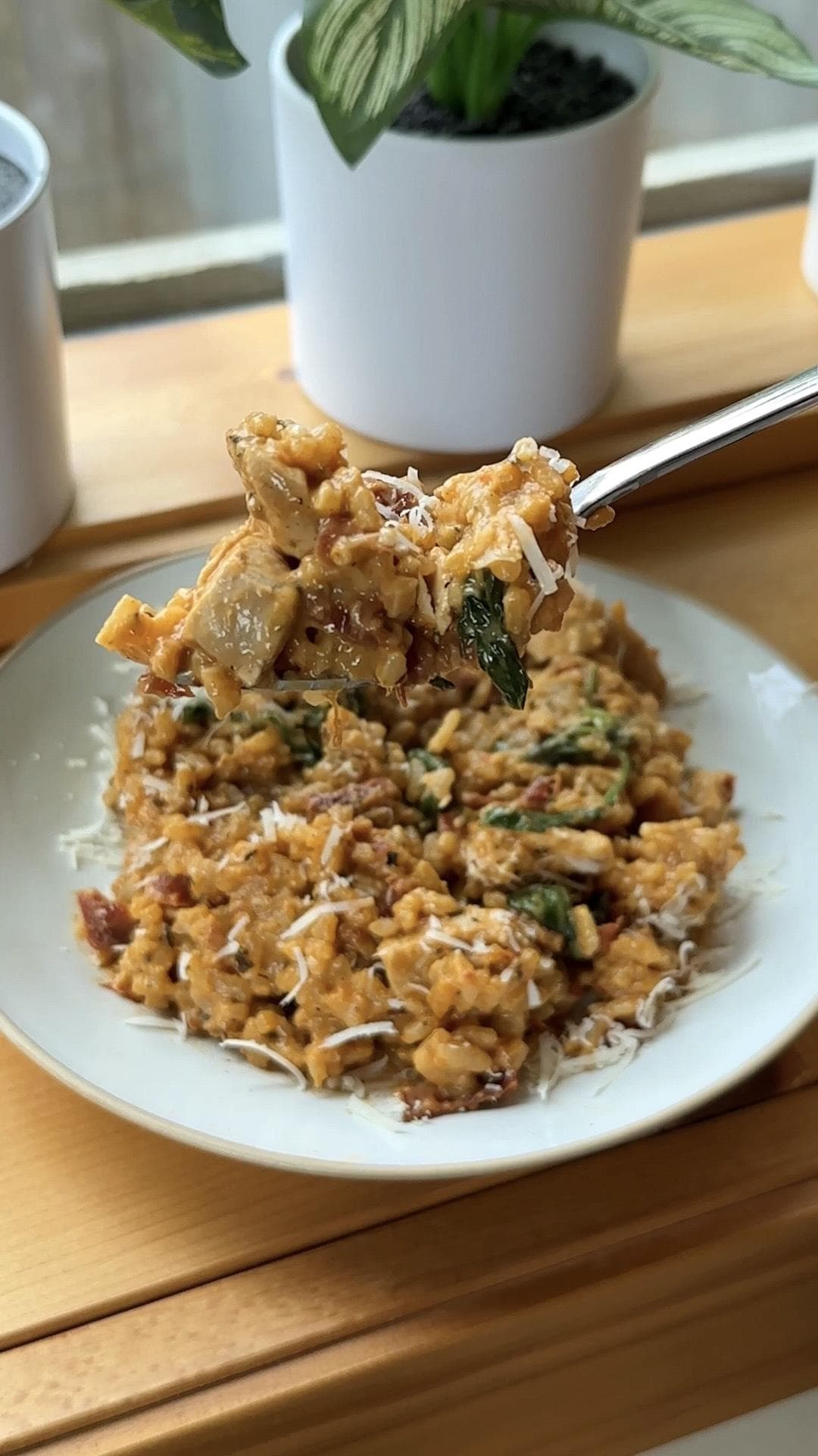Marry Me Chicken Oven-Baked Risotto