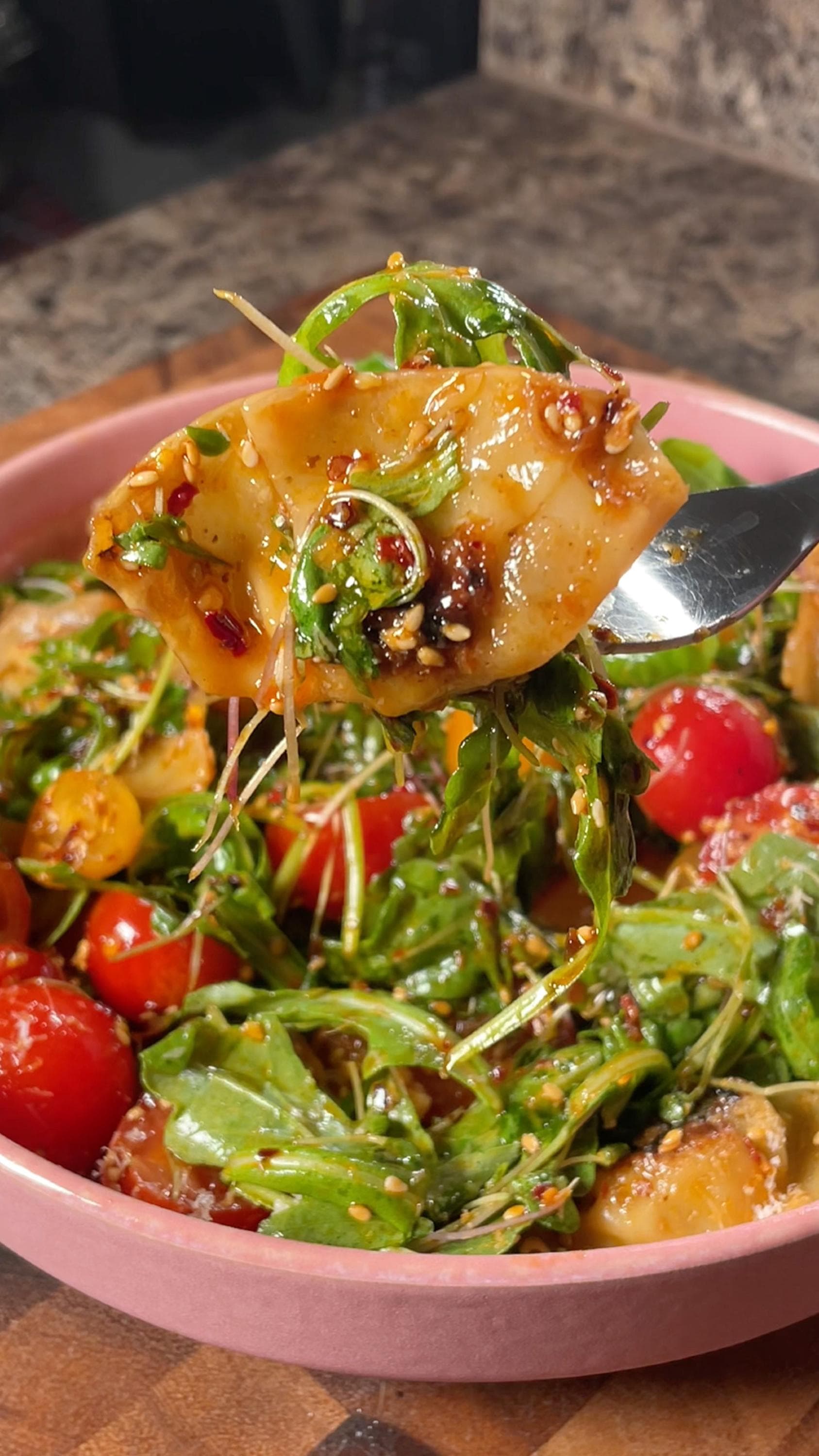 Dumpling Salad